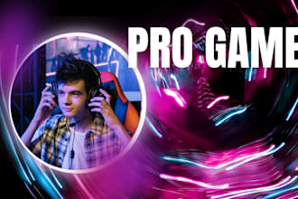 design attractive gaming youtube thumbnails