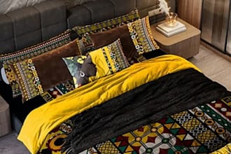 design digital print bedding set for home textile and bed linen