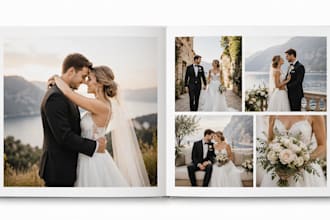 modern wedding album for photographers