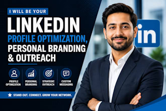 be your linkedin profile optimization, personal branding and outreach