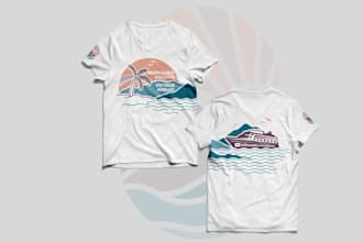 design modern minimalist custom t shirt design