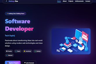 build react, next js websites