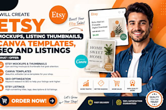 create esty mockups esty listing thumbnails seo listings