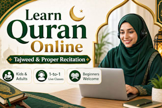 teach you quran online with tajweed for perfect recitation
