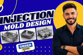 design precise injection mold, moldflow for plastic product design in fusion 360