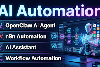 do ai automation n8n automation n8n workflow ai agent openclaw setup clawgbot