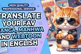 manually translete manga, manhwa and webtoons to english