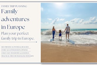 create a family travel itinerary for europe with kids