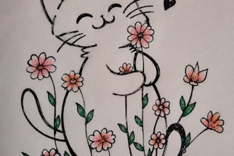draw cute and simple doodle art