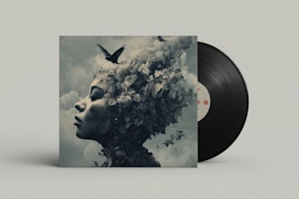 design album cover or music cover artwork