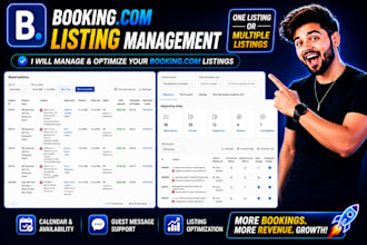 professionally manage your booking com listings