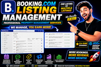 professionally manage your booking com listings