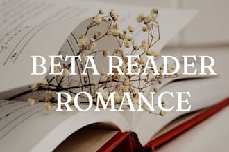 beta read your ya or erotic romance fiction