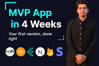 build your mvp mobile app in flutter with firebase in 4 weeks