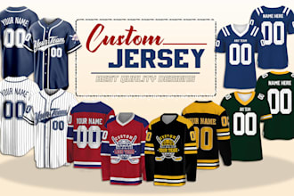 design custom aop sports jerseys for pod sublimation