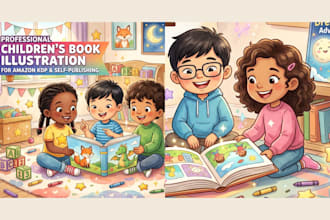 children storybook picture book illustration KDP amazon self publish cover