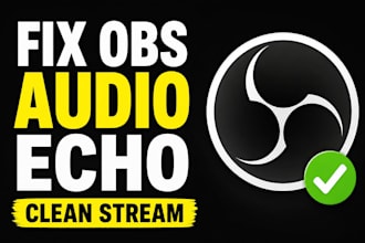 fix obs stream audio, echo, voicemeeter, goxlr, rodecaster for perfect stream
