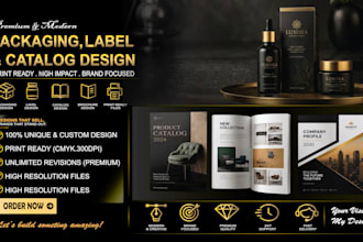 design premium flyer and print ready cataloge design