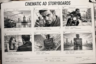 create professional storyboard for animation explainer video