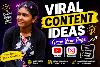 give content ideas for instagram and youtube