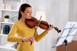 record unbeatable violin, viola, lute and theremin for your song