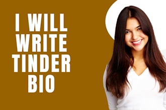 write tinder dating bio for your business
