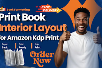 format your book interior for amazon KDP print and paperback