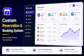 develop reservation software and booking management system web application