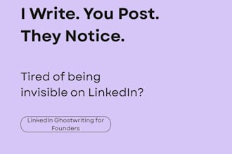 write engaging linkedin posts for founders and entrepreneurs