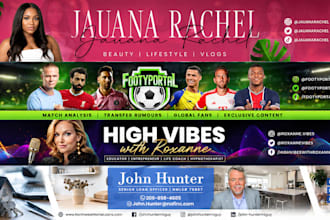 design you a yt banner and logo