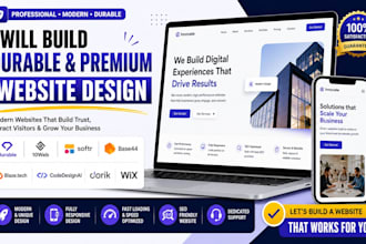 build durable 10web softr base44 blazetech codedesignai dorik wix website design