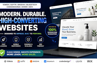 build durable 10web softr base44 blazetech codedesignai dorik wix website design