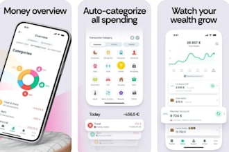 develop ai budget tracker app, expense tracking app, finance planner app