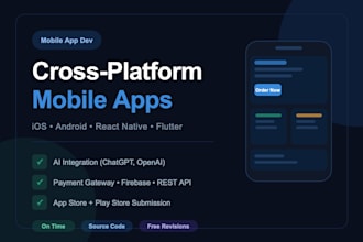 build a cross platform mobile app with flutter