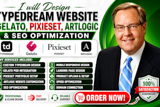 design typedream website gelato pixieset artlogic pod seo optimization