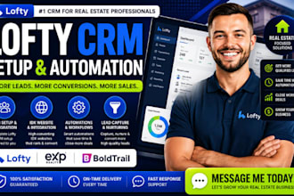 set up lofty crm lofty website design lofty website redesign lofty smart plan