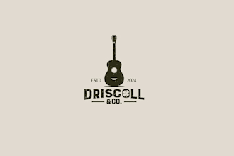 design awesome guitar shop logo
