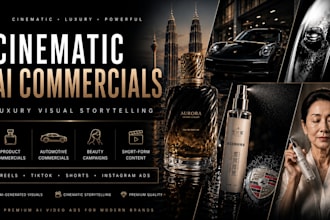 create cinematic ai video ads