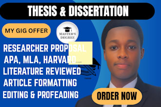 edit, proofread and format your thesis article essay to academic standard