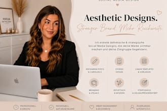 design aesthetic canva instagram posts and stories