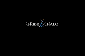 design hook halo ladies fishing apparel logo