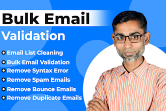 verify and clean your email list for high inbox rate