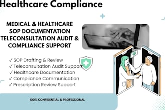 draft professional healthcare compliance and audit emails