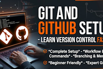 set up your github repository, teach you git, github and fix your git issues