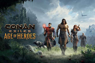 build open world survival game and multiplayer game like conan exiles