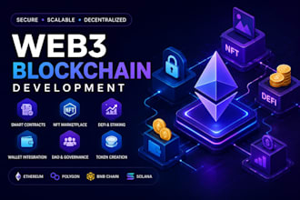 develop web3 blockchain applications and smart contracts