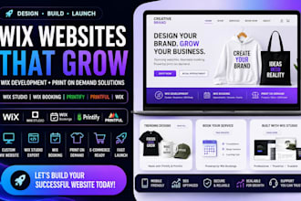 setup wix shopify printify printiful, print on demand store with wix squarespace
