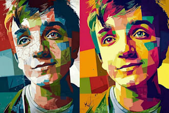 make awesome wpap pop art portrait