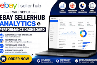 ebay seller hub analytics and a performance dashboard