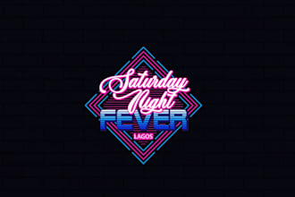 create a hip hop, radio, and nightclub logo design